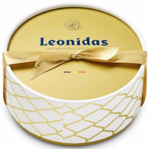 Coffret Dora Leonidas - assortiment de chocolats belges noirs, blancs et au lait